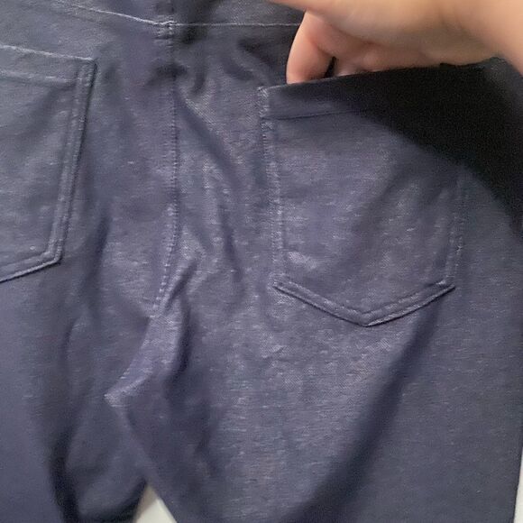 NWT Yelete Leggings jeans dark wash size large - Picture 5 of 7